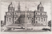 KG 15814
<br/>
Gevel van de Santa Maria Maggiore te Rome
<br/>
<em>Specchi, Alessandro</em>